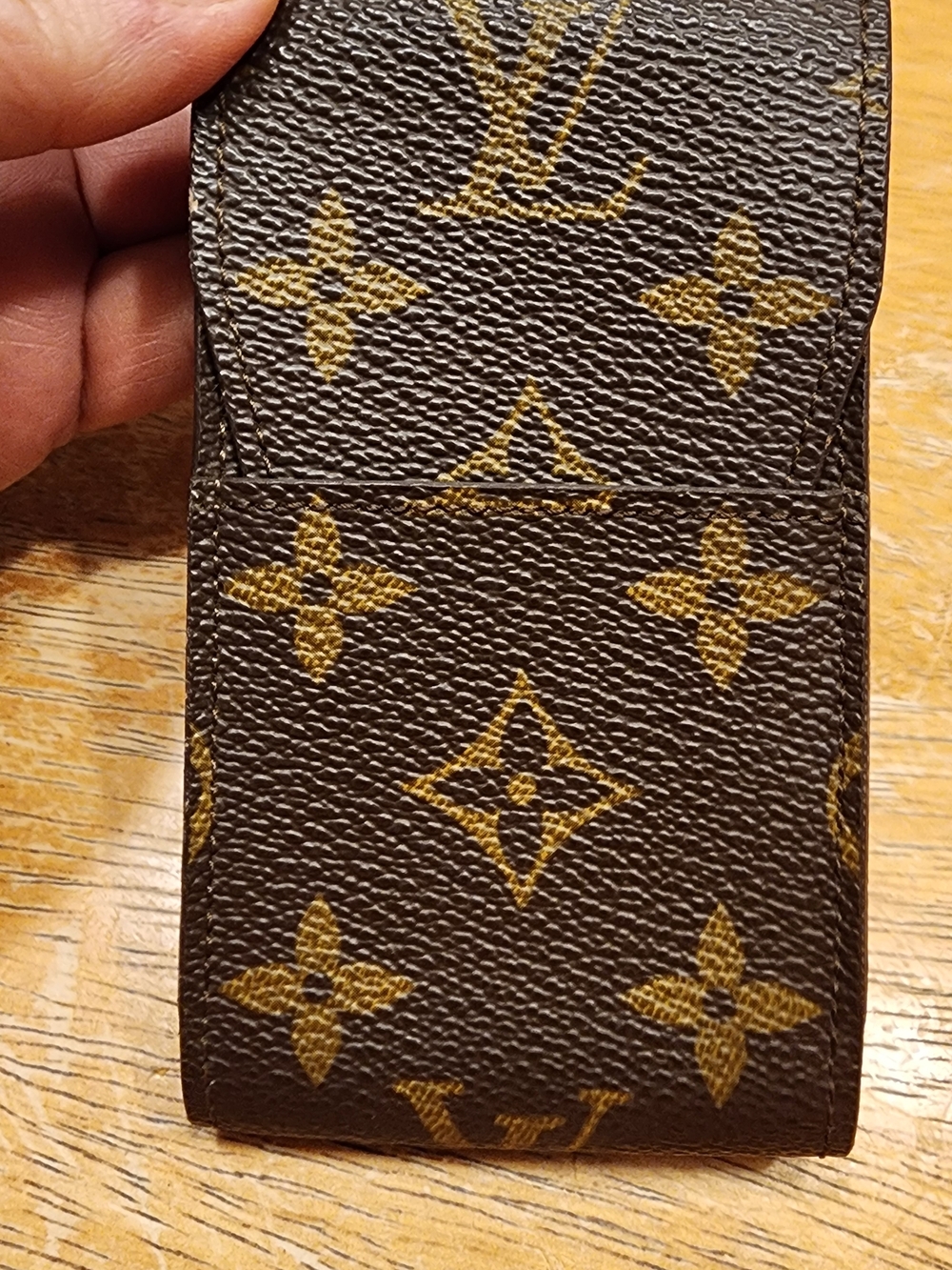 Louis Vuitton Monogram Cigarette Case, often used for small items like lipsticks